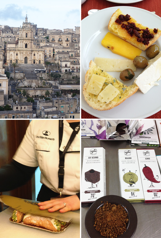 Dégustation de fromages et chocolat à Modica, en Sicile