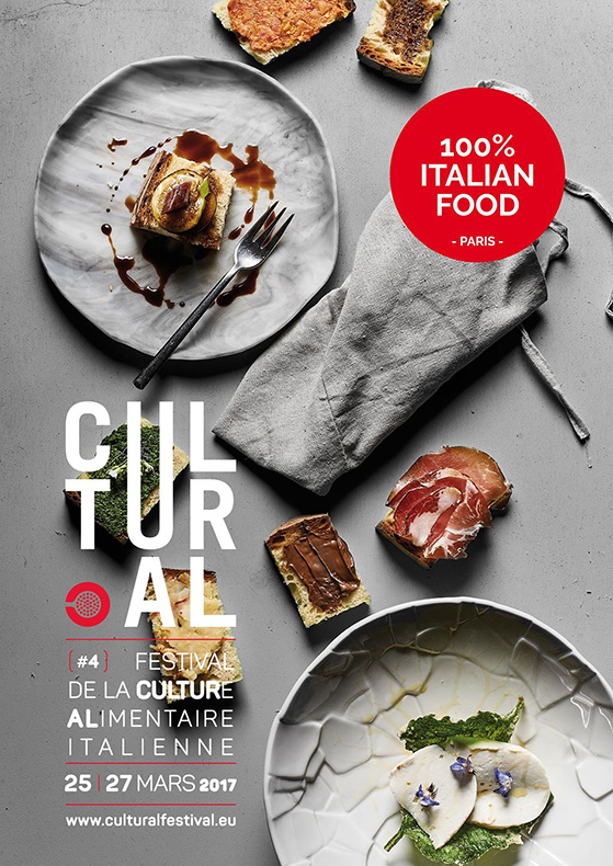 Affiche de Cultural 2017, festival de la culture alimentaire italienne