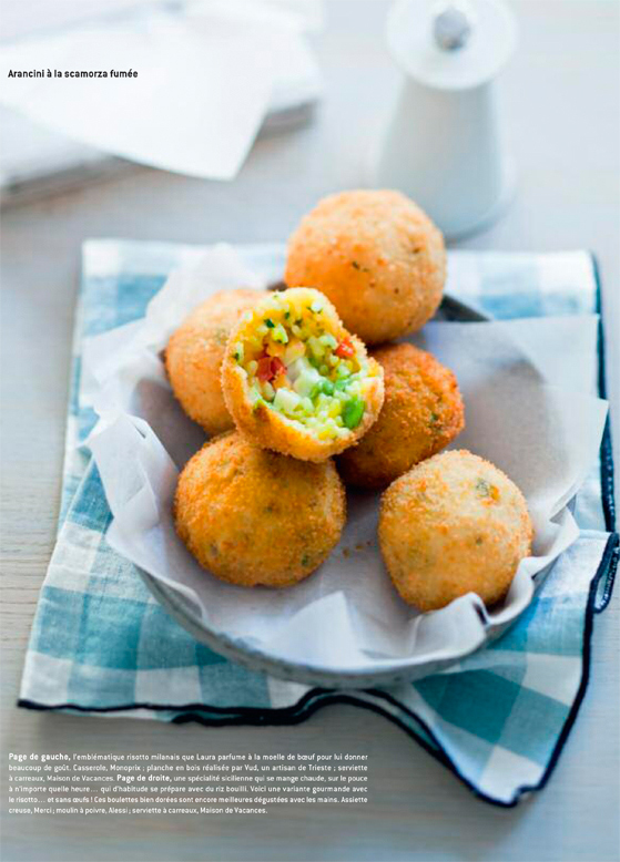 Arancini de riz, recette Laura Zavan