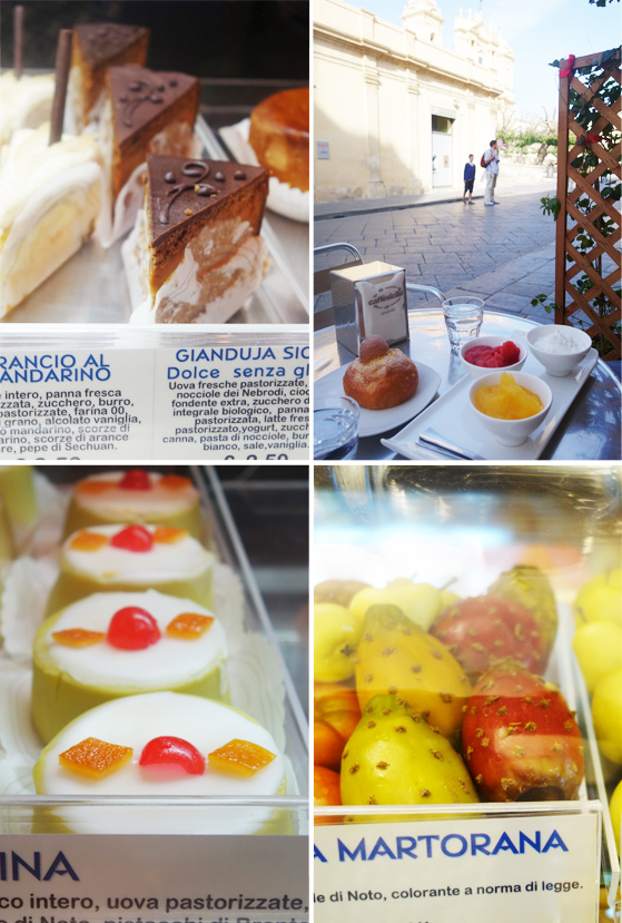 Dégustation de pâtisseries à Noto, en Sicile