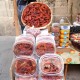 Le marché de Syracuse, vente de tomates sechées