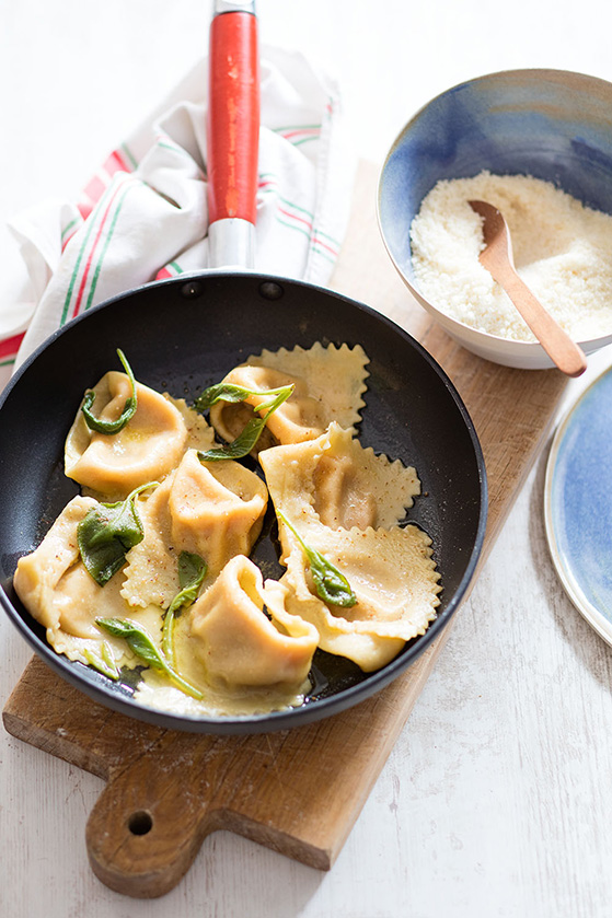 Cappellacci au potiron, recette de Laura Zavan