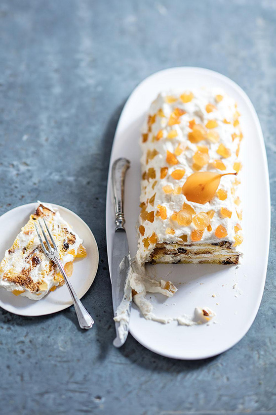 Bûche de panettone au mascarpone, recette de Laura Zavan