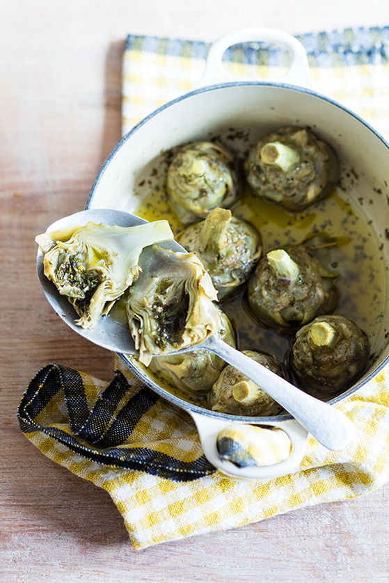 Carciofi alla romana, recette de Laura Zavan