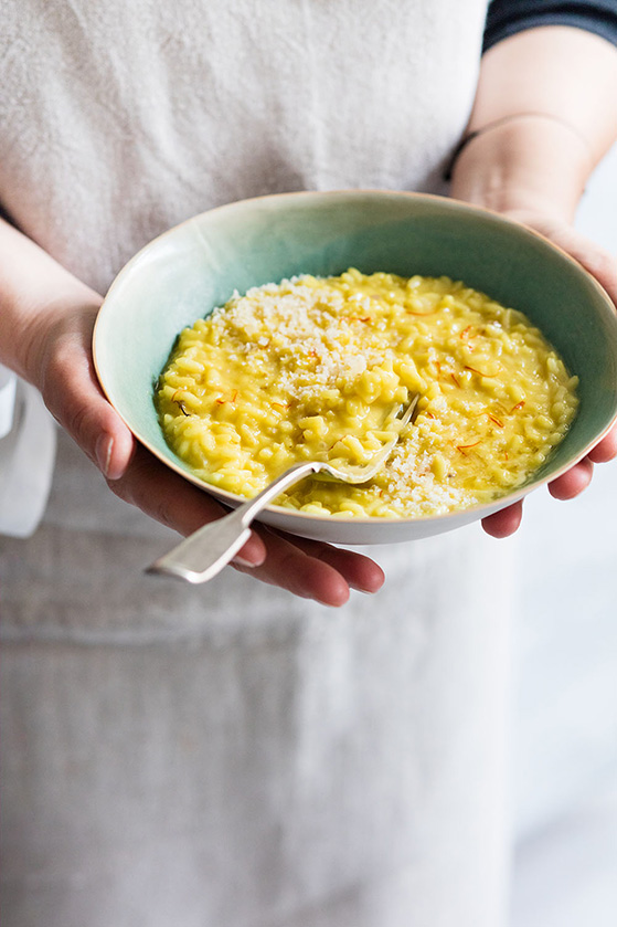 Risotto à la milanaise, recette de Laura Zavan