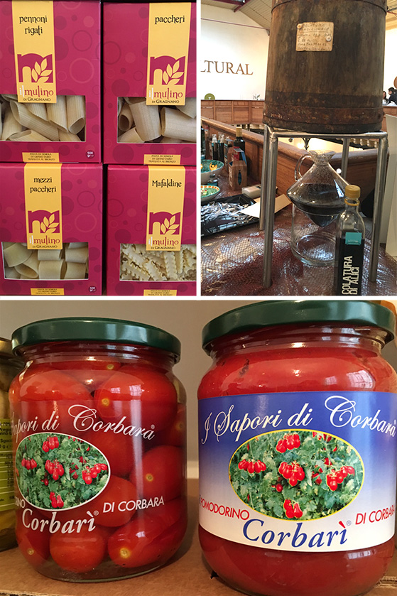 Pâtes artisanales, colatura di alici et tomates de Corbara