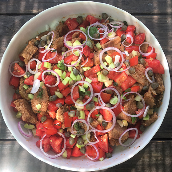 Panzanella, recette de Laura Zavan