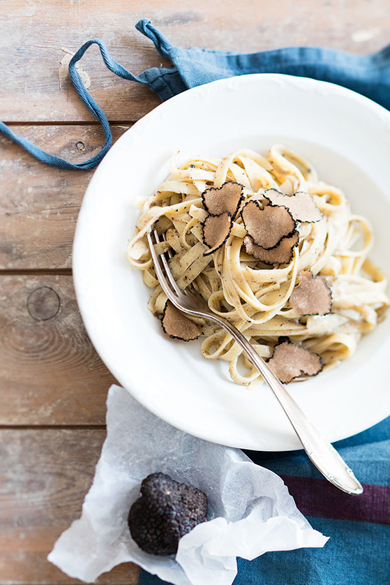 Fettuccine à la truffe, recette de Laura Zavan