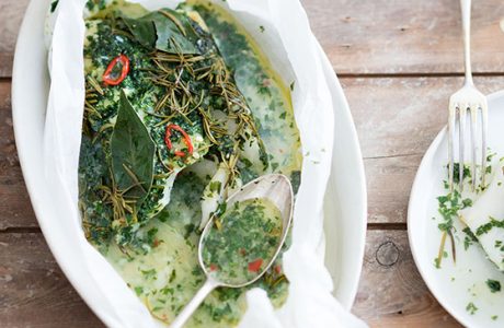 Morue en papillote, recette de Laura Zavan