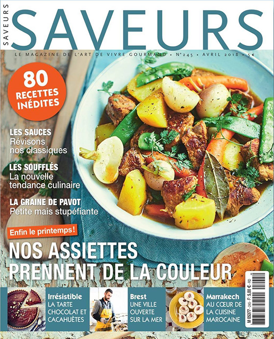 Couverture du magazine Saveurs n° 245