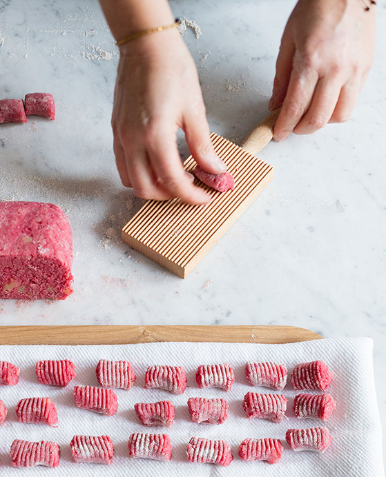 Gnocchi de betterave, preparation 3, recette de Laura Zavan