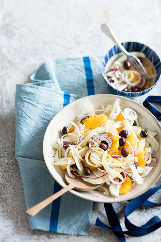 Salade de fenouil et orange, recette de Laura Zavan