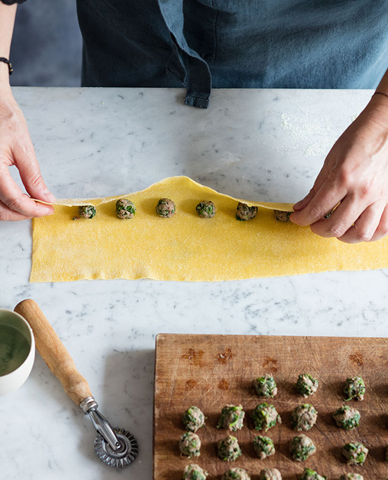 Ravioli viande épinard, recette de Laura Zavan - 3