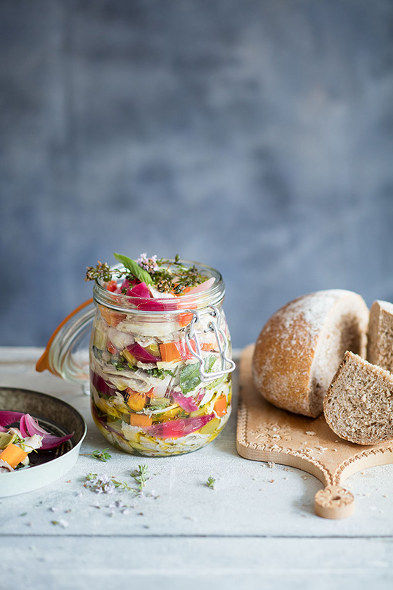 Lapin en conserve à l’huile d’olive, recette de Laura Zavan