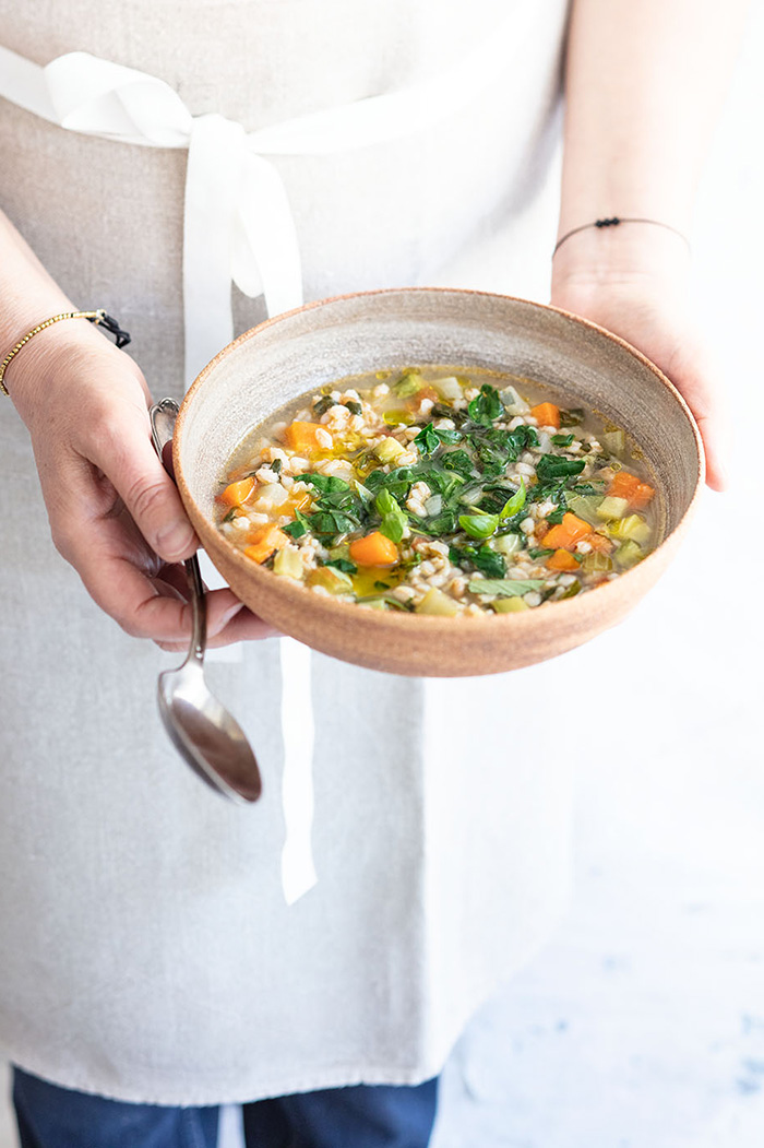 Soupe d'épeautre, recette de Laura Zavan