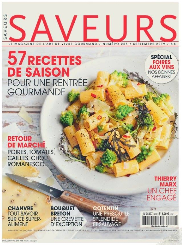 saveurs n°258, couverture