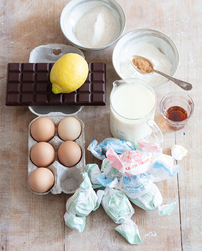 Gâteau crescionda, recette de Laura Zavan (ingrédients)