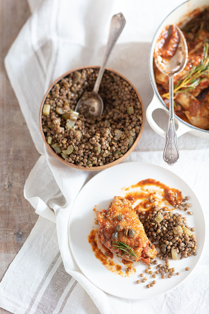 Pollo alla cacciatora, recette de Laura Zavan