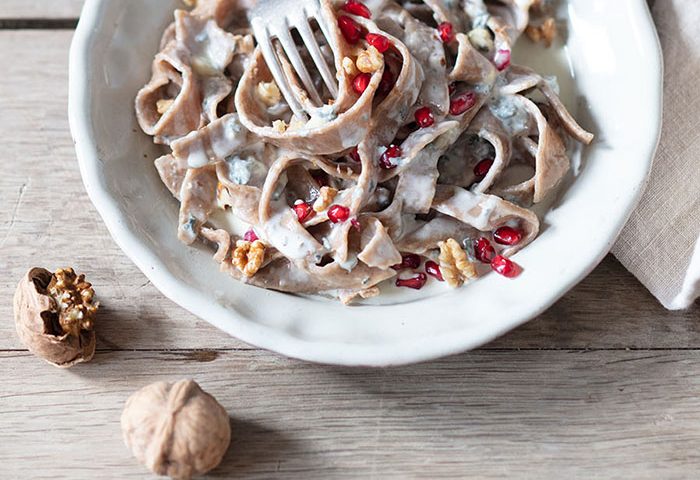 Tagliatelle de farine de chataigne, recette de Laura Zavan