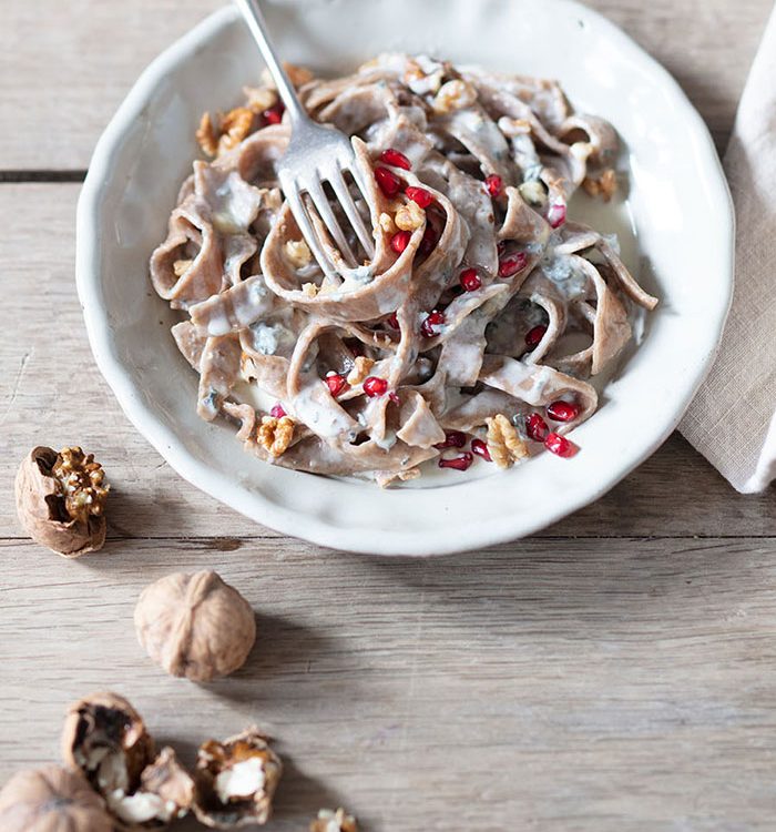 Tagliatelle de farine de chataigne, recette de Laura Zavan