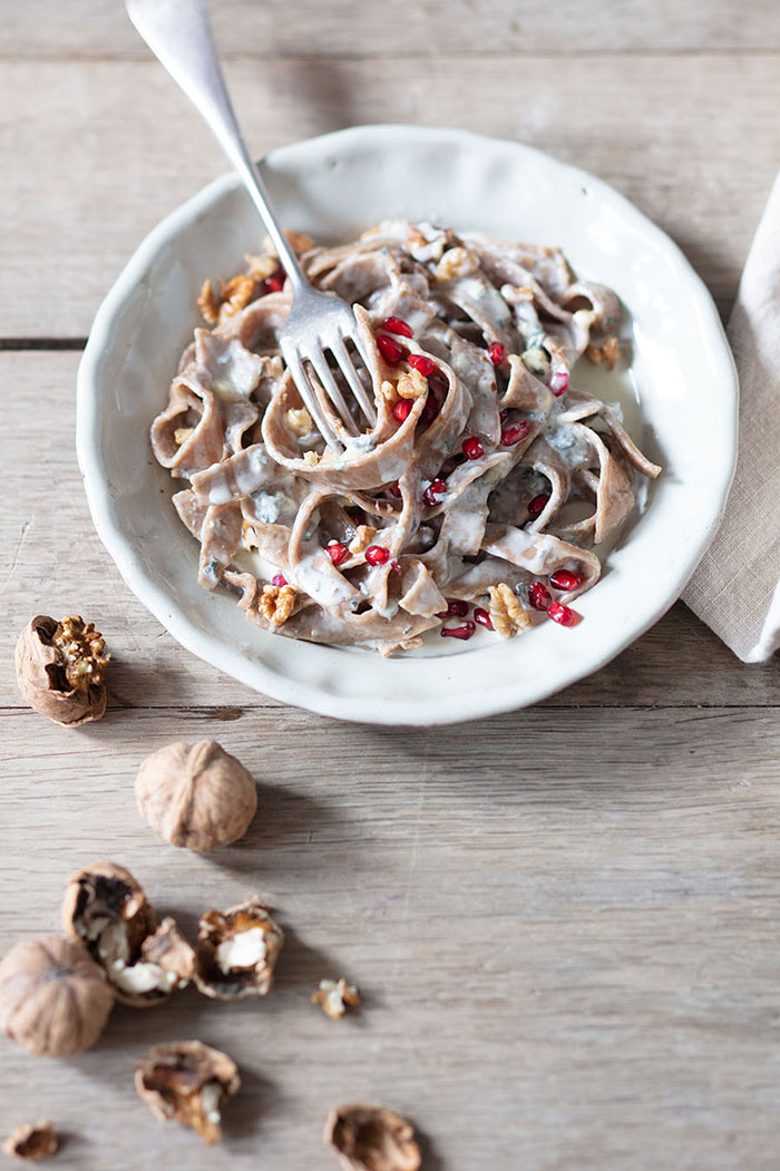 Tagliatelle de farine de chataigne, recette de Laura Zavan