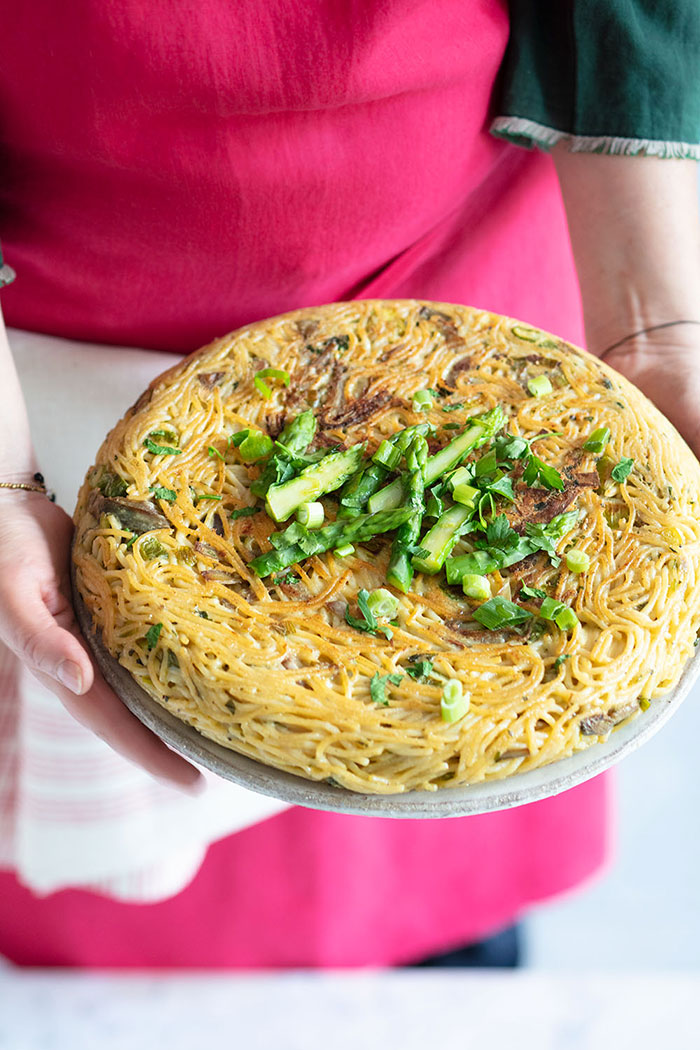 Frittata di spaghetti, recette de Laura Zavan