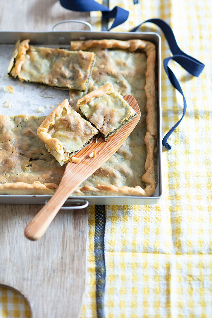 Tourte aux herbes, recette de Laura Zavan