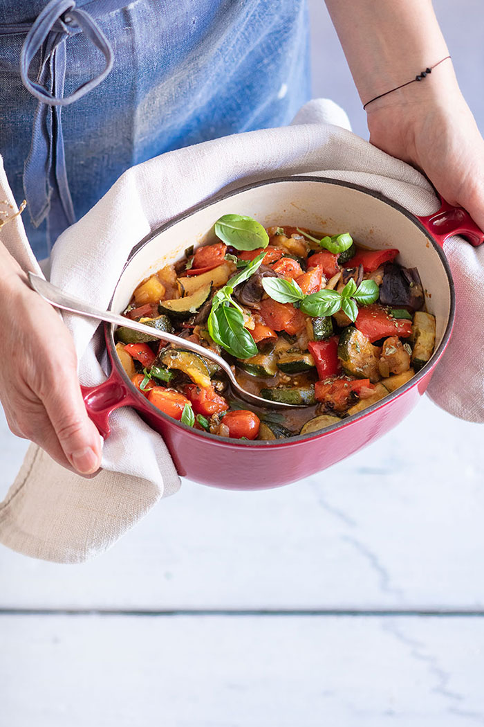 Ratatouille comme à Matera, recette de Laura Zavan