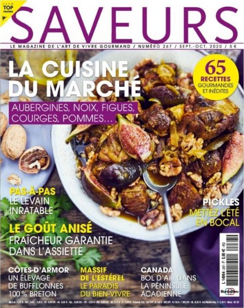 Couverture magazine Saveurs n°267