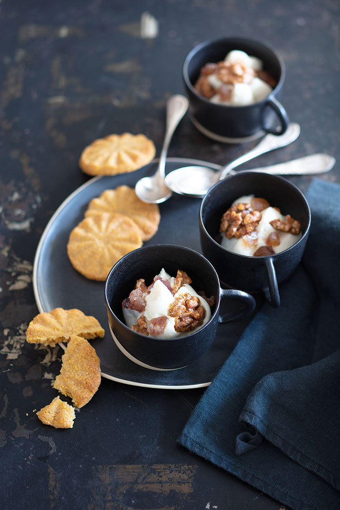 Tiramisu aux marrons et noix, recette de Laura Zavan