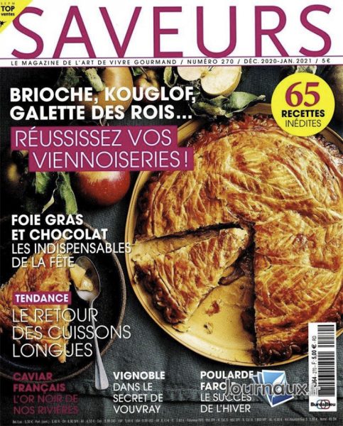 Couverture magazine Saveurs n°270