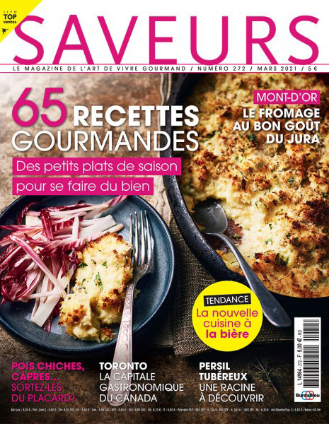 Couverture magazine Saveurs n°272