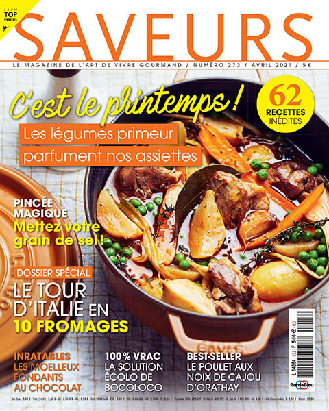 Couverture Saveurs avril 2021