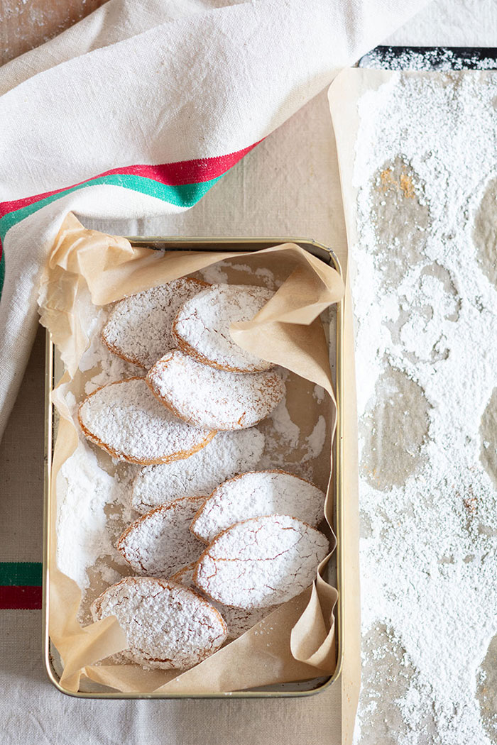 Biscuits Ricciarelli, recette de Laura Zavan