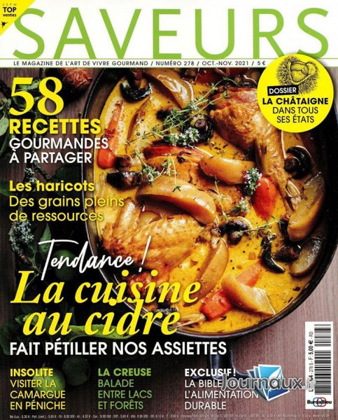 Couverture Saveurs Octobre 2021