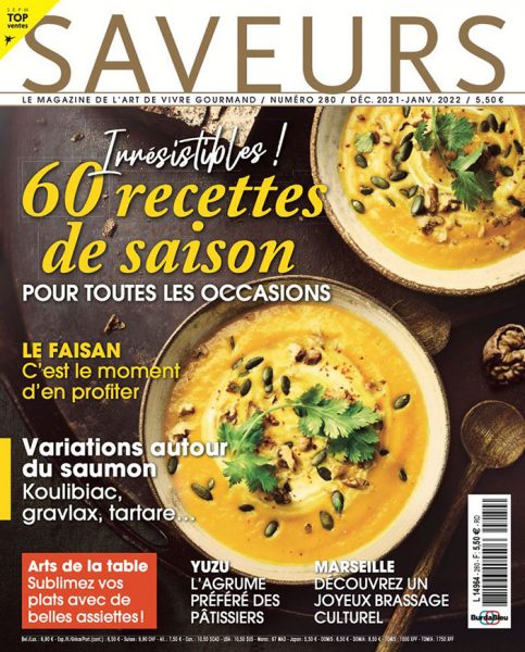 Couverture Saveurs Décembre 2021