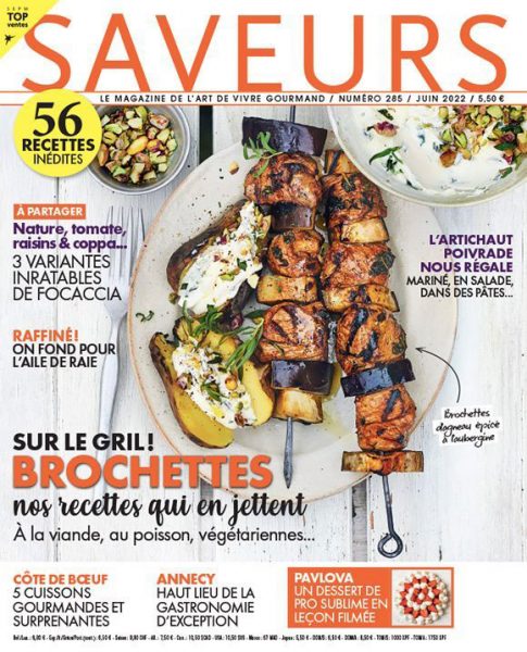 Couverture Saveurs Juin 2022