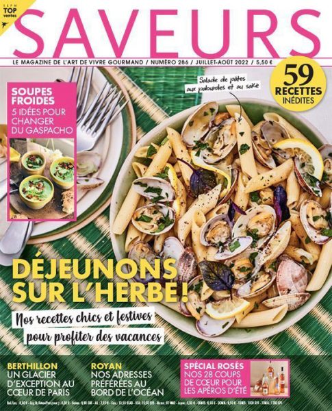 Couverture Saveurs Juillet 2022