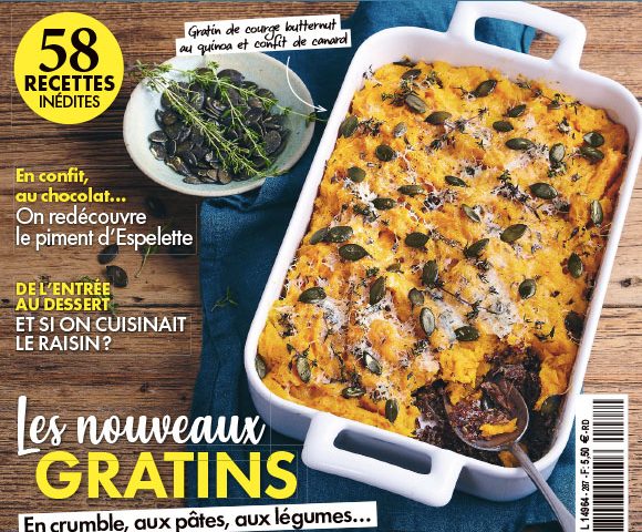 Couverture magazine Saveurs septembre 2022