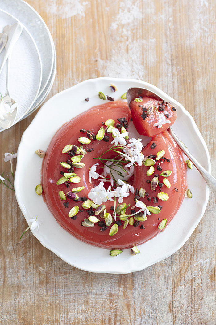 Gelée pasteque, recette de Laura Zavan