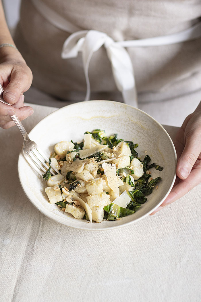 Gnocchi à la ricotta et blettes, recette de Laura Zavan