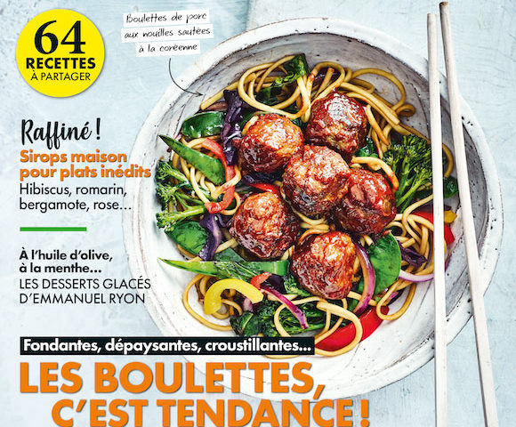 Couverture magazine Saveurs, mai 2023