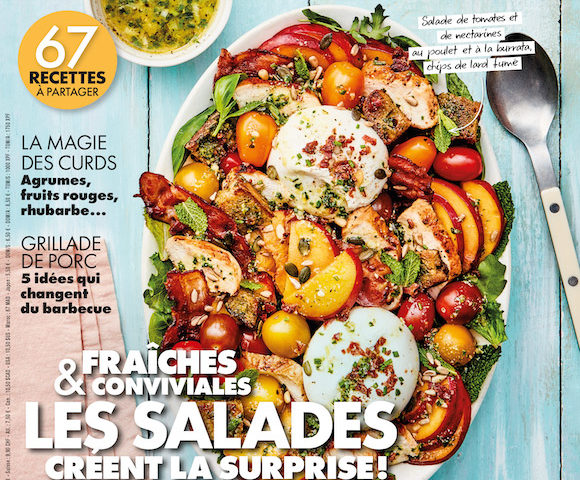 Couverture magazine Saveurs, juin 2023