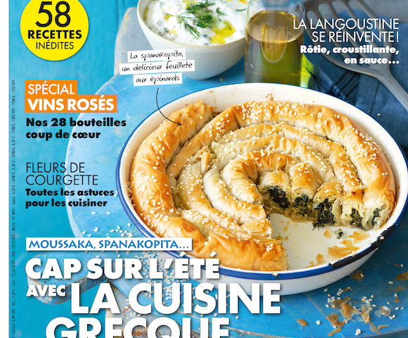 Couverture magazine Saveurs, juillet 2023