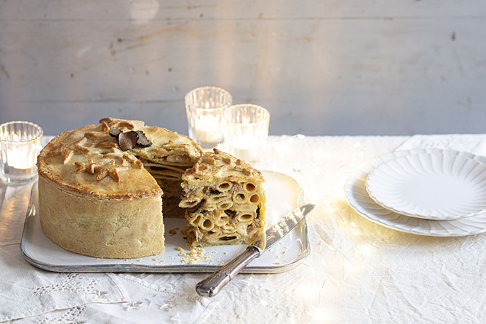 Timbale de pâtes en croute, recette de Laura Zavan