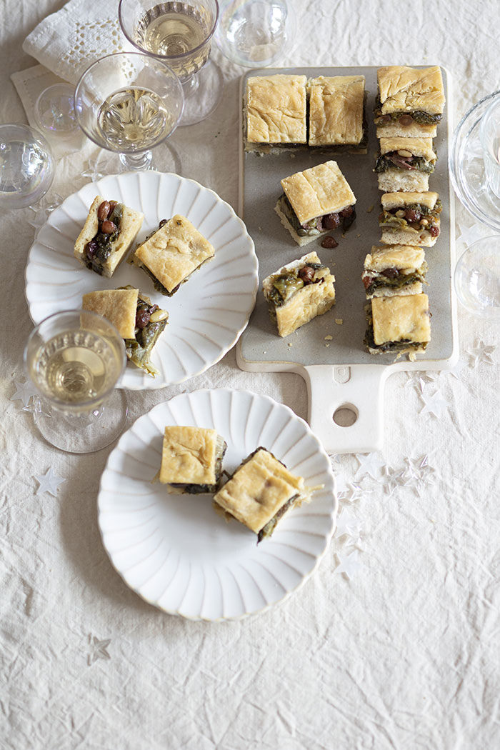 Tourte de scarole, recette de Laura Zavan