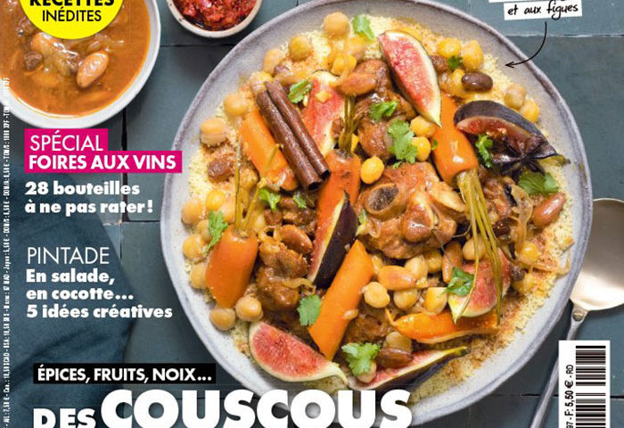Couverture du magazine Saveurs, septembre 2023