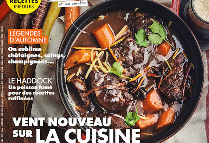 Couverture magazine Saveurs, octobre 2023