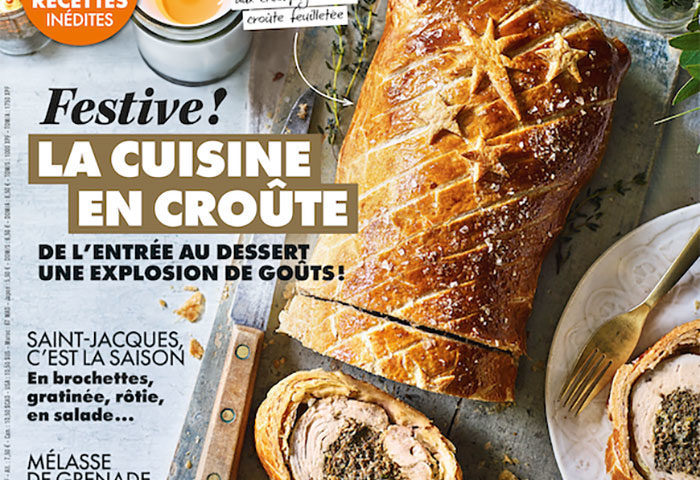 Couverture magazine Saveurs, décembre 2023