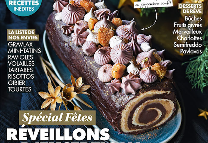 Couverture magazine Saveurs, janvier 2024